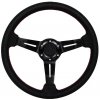 Športový volant WRC umelá koža čierny 350 mm