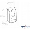 Bezdotykový nástenný dávkovač na mydlo Merida 1000 ml