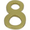 COBRA číslice 10cm Povrch: OLV - mosadz leštená lesklá, Prevedenie: 8