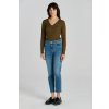 DŽÍNSY GANT CROPPED SLIM JEANS MID BLUE WORN IN