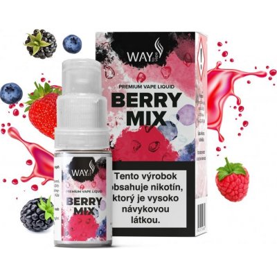 e-liquid 10ml WAY to Vape SK Berry Mix - 12mg 12mg 12mg