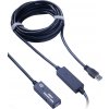 PremiumCord USB 3.0 repeater a prodlužovací kabel A/M-A/F 10m ku3rep10