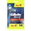 Gillette Blue II Plus jednorázové holiace strojčeky pre mužov 14 ks