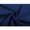 Mušelín dvojitá gázovina MSN-055 Tmavo modrá - metráž šírka 140 cm