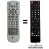 Predátor LG 6711R1P065B náhradný diaľkový ovládač iného vzhľadu DVD+VCR