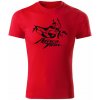 T-ričko Honda Africa Twin CRF1000L pánske tričko Farba trička: Červená, Farba potlače: Čierna, Veľkosť: M