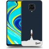 Picasee silikónový čierny obal pre Xiaomi Redmi Note 9 Pro - Astronaut 2