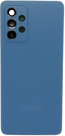 Kryt Samsung Galaxy Galaxy A52 4G (SM-A525F), A52 5G (SM-A526B), A52s 5G (SM-A528B) zadný + fotoaparátu modrý