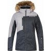 Dámska lyžiarska bunda Hannah, KHLOE tmavo sivá,Sivá,Hnedá 42