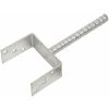 Pätka tvar U pre zabetónovanie s roxorom 20 mm, šírka 121 mm