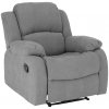 Kondela Relaxačné polohovacie kreslo, svetlosivá látka, ASKOY