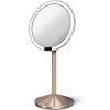 Kozmetické zrkadielko Simplehuman Mini Rose Gold nerez oceľ SHST3010