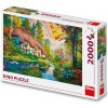 Puzzle 2000 dielikov domček pri rieke