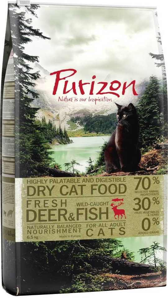 Purizon Adult jeleň & ryba bez obilnín 400 g