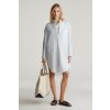 ŠATY GANT OS LUXURY OXFORD STRIPED DRESS FRESH BLUE
