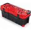Kistenberg TITAN PLUS Plastový kufor na náradie, 752x300x304mm, červený KTIPA7530-4C