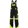 Canis CXS Sirius Brighton pánske nohavice s náprsenkou čierno žlté