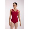 Intermezzo elegantný tanečný trikot Bodyuvered 31416 vínový