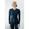 Fleur de lys Tričko dámske Rose navy s dlhým rukávom