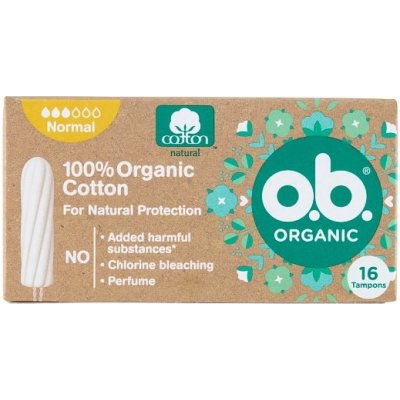 O.B. Organic Cotton Normal tampóny 16 ks