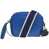 NovaKabelka.sk Bala Bluette s prídavným popruhom I kožená talianska crossbody kabelka modrá