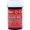 Gélová farba Sugarflair (25 g) Blood Red A151 tortová jahoda - Sugarflair