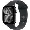 Apple Watch Series 11 46 mm Klavírny čierny hliník s čiernym športovým remienkom M/L MEUX4WF/A