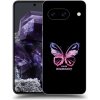 Picasee silikónový čierny obal pre Google Pixel 8a - Diamanty Purple