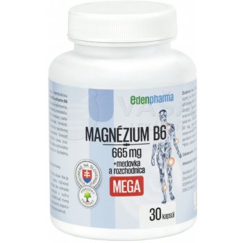 EdenPharma MAGNÉZIUM + Vitamín B6 30 tabliet