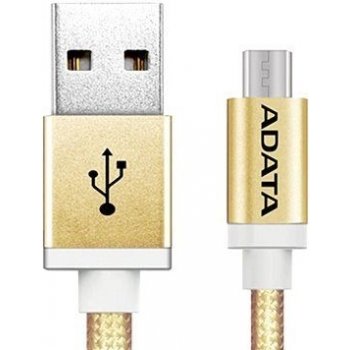 Adata AMUCAL-100CMK-CGD microUSB, 1m, zlatý