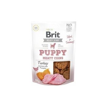 Brit Jerky Puppy Turkey Meaty Coins 80g