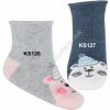 STEVEN Detské ponožky Steven-138-126 KS127-tm.jeans 17-19(11-12)