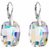 Strieborné visiaci náušnice Swarovski elements 31297.2 krystal ab