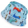 Stoklasa Chlapčenský letný klobúk dinosaurus Azúrová