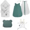 Sleepee Mušelínová súprava na spanie pre novorodencov Grey & Ocean green
