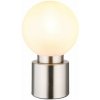 GLOBO 21003N MARKA stolná lampička V245mm 1xE14 matný nikel, biela