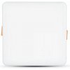 Mini LED panel štvorcový PRO 18W, 4000K, 1350lm, VT-619SQ (V-TAC)