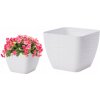 Kvetináč plast biely Form-Plastic 12,7 cm x 12,7 x 11,8 cm