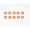 Alu Shims 3 x 6 x 1 Orange (10) (AM-020053)