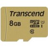 Transcend Transcend 8GB microSDHC 500S UHS-I U1 (Class 10) MLC paměťová karta (s adaptérem), 95MB/s R, 25MB/s W