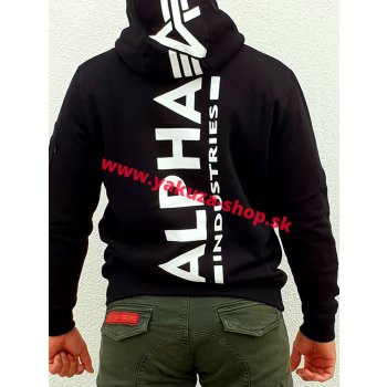 Alpha Industries Back Print Hoody pánska mikina black čierna od 63,92 € -  Heureka.sk