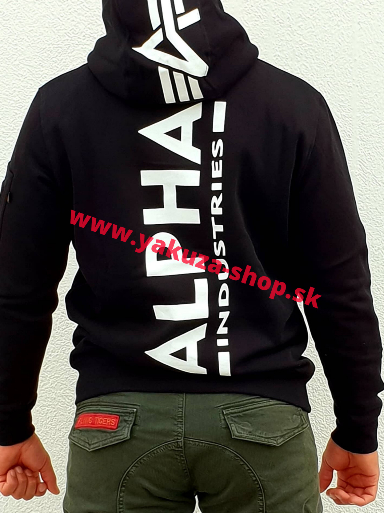 Alpha Industries Back Print Hoody pánska mikina black čierna od 63,92 € -  Heureka.sk