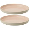 Stelton Raňajkový tanier EMMA 19 cm ružová farba kamenina 2 ks