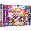 Trefl Zoznámte sa s mocnými šteňatami Paw Patrol/Tlapková patrola 41x27,5 cm v krab. 100 dielov