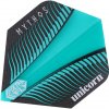 Letky na šípky Unicorn Ultra fly.100 Mythos Griffin, teal, Plus