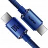 Baseus CAJY000703 Crystal Shine Series Dátový USB-C - USB-C 100W, 2m