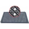 Plastová dierovaná podlahová doska FLOMA Paddock RePVC T613A - dĺžka 120 cm, šírka 80 cm, výška 4,3 cm