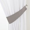 Dekoria Úchyt Victoria, 1ks, svetlo šedá, 12 x 70 cm, Blackout - zatemňujúca, 269-64
