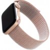 FIXED Nylon Strap na Apple Watch 42 mm/44 mm ružovo-zlatý FIXNST-434-ROGD