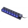 Rozbočovač USB CONNECT IT Mohutný prepínač, 7 portov ON/OFF